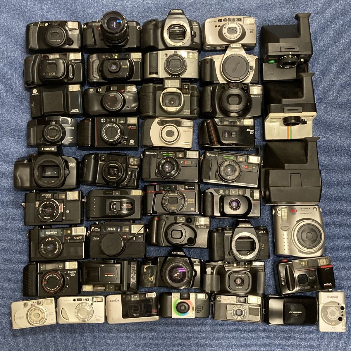 【Z2299-j】 カメラ　フィルムカメラ　まとめ FUJIFILM PENTAX MINOLTA Canon konica Nikon OLYMPUS 他　ジャンク　動作未確認