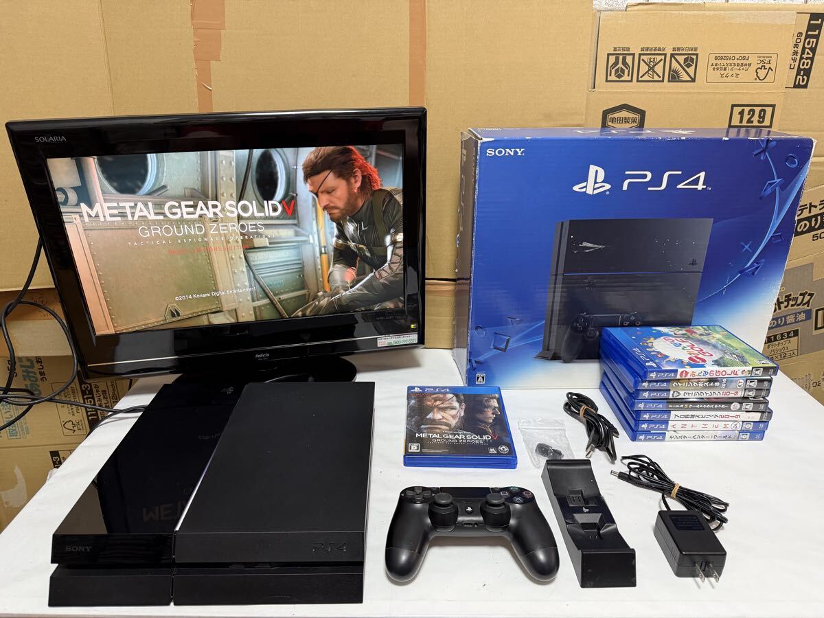 ソニー/SONY　プレイステーション4/PlayStation4　プレステ4 PS4　ジェットブラック　500GB CUH-1000A (動作確認済み)