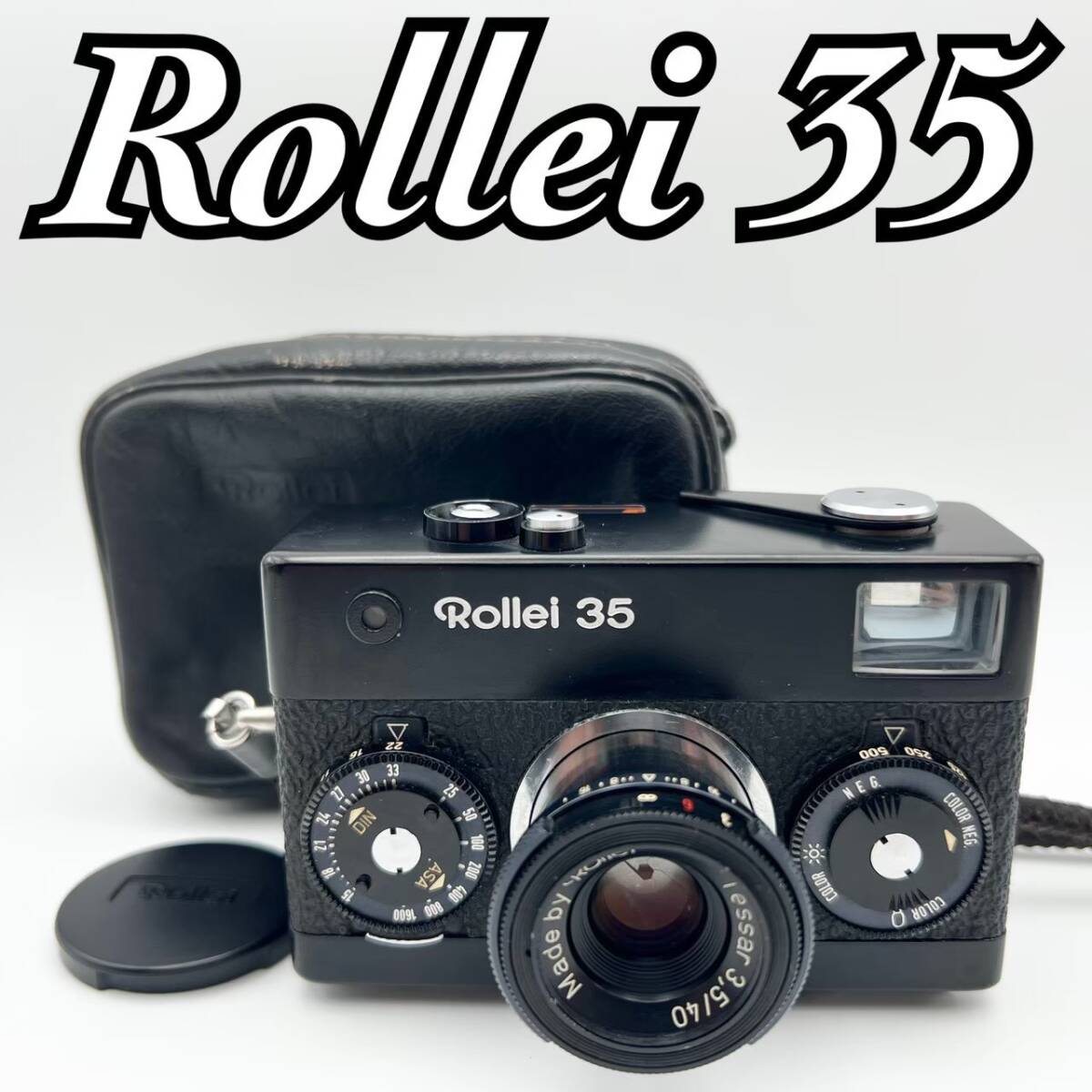 【現状品 １円スタート 一部動作品】Rollei 35 フィルムカメラ ブラック 動作未確認含む