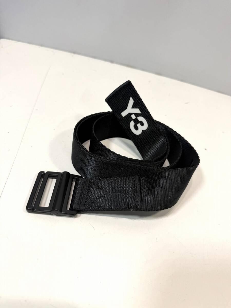 Y-3 ワイスリー クラシック ロゴ ベルト ブラック 