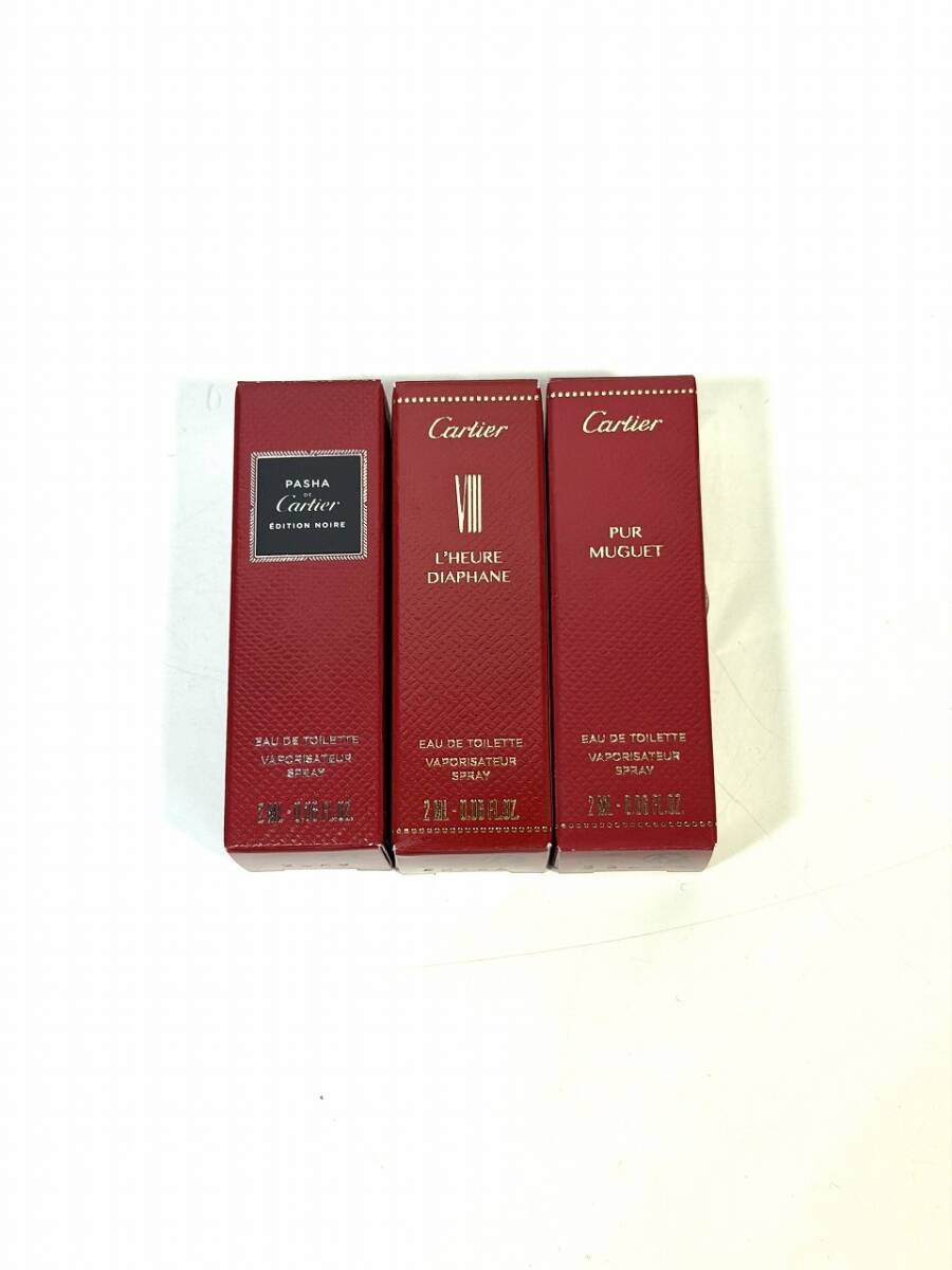Cartier カルティエ サンプル オードパルファン 香水 3種 未使用
