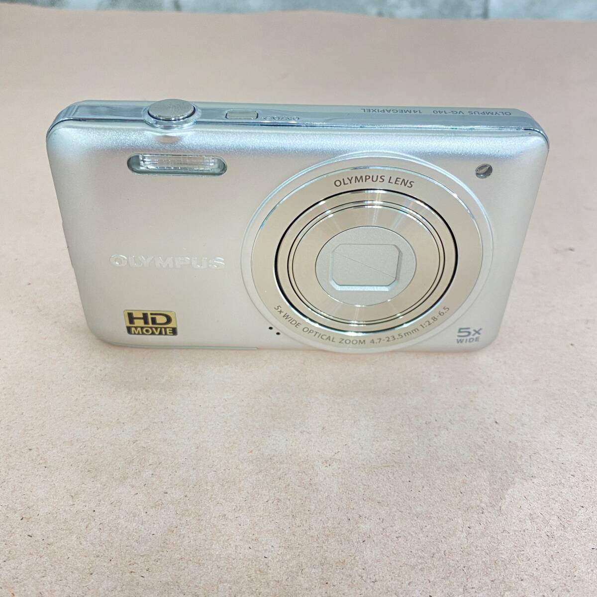 『L5』通電確認済み/動作未確認　デジカメ　オリンパス　VG-140　4.7-23.5ｍｍ　1:2.8-6.5　OLYMPUS　現状品