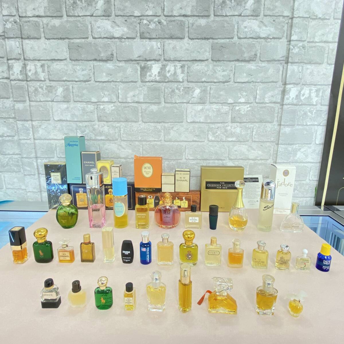 『NN8』香水　30点以上　シャネル/ディオール/ポロ/ニナリッチ/アルマーニ/資生堂/他　未開封品ｘ1　一部箱あり　ミニボトル　現状品