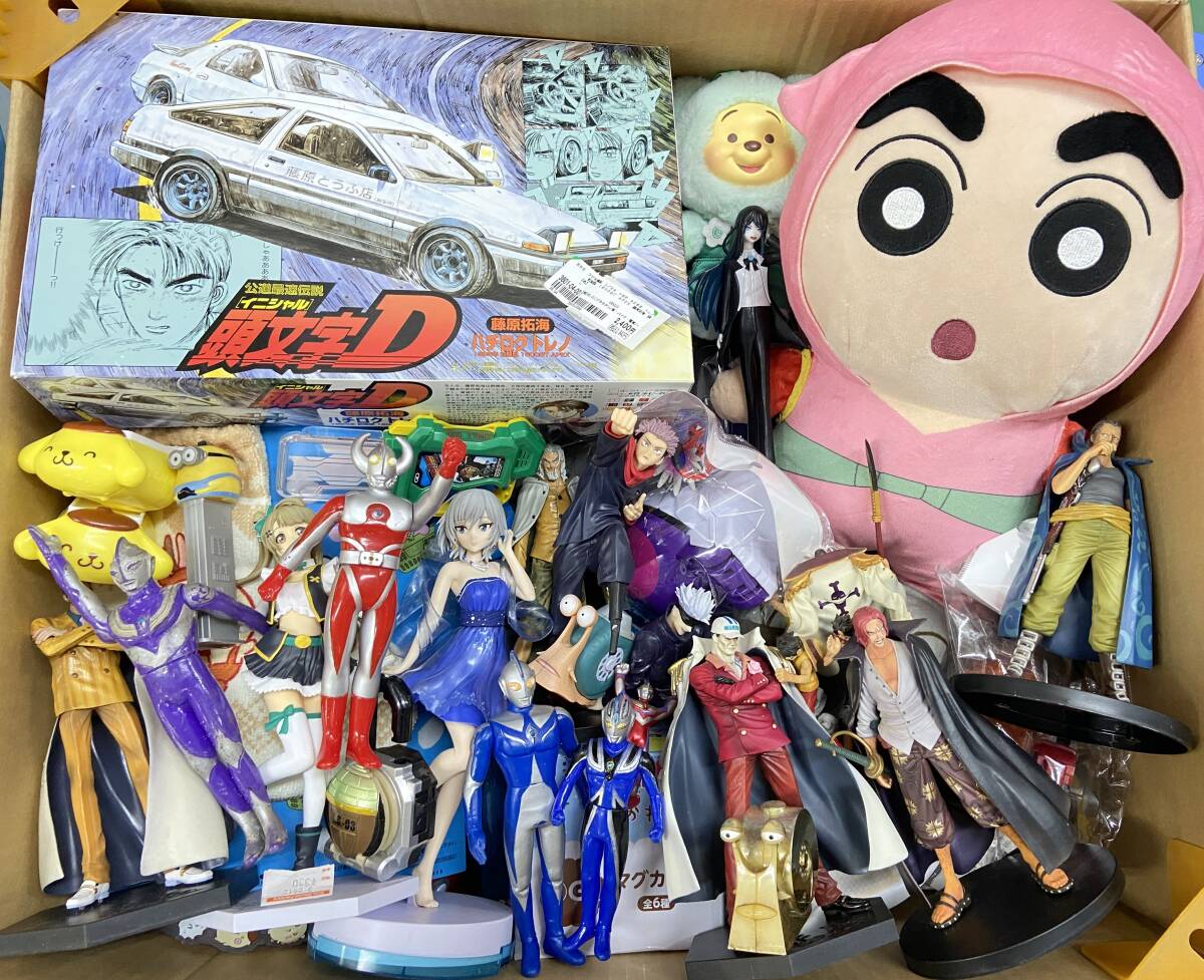 おもちゃ 約22㎏ 詰め合わせ まとめ プライズ商品/一番くじ/フィギュア/クレヨンしんちゃん/頭文字D/ワンピース【y8-516/0/0】