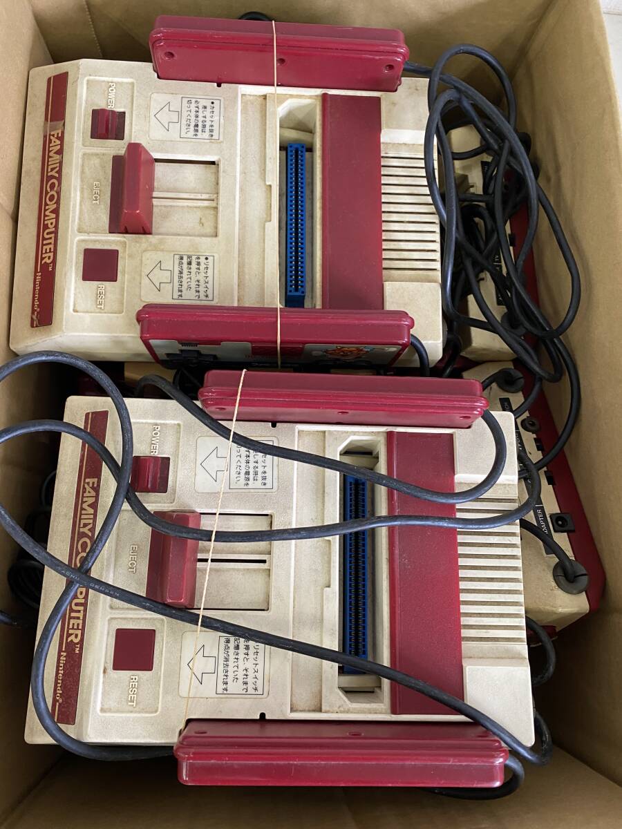 ファミコン 本体 10台セット 動作未確認 ジャンク FC ニンテンドー【y1-319/0/0】