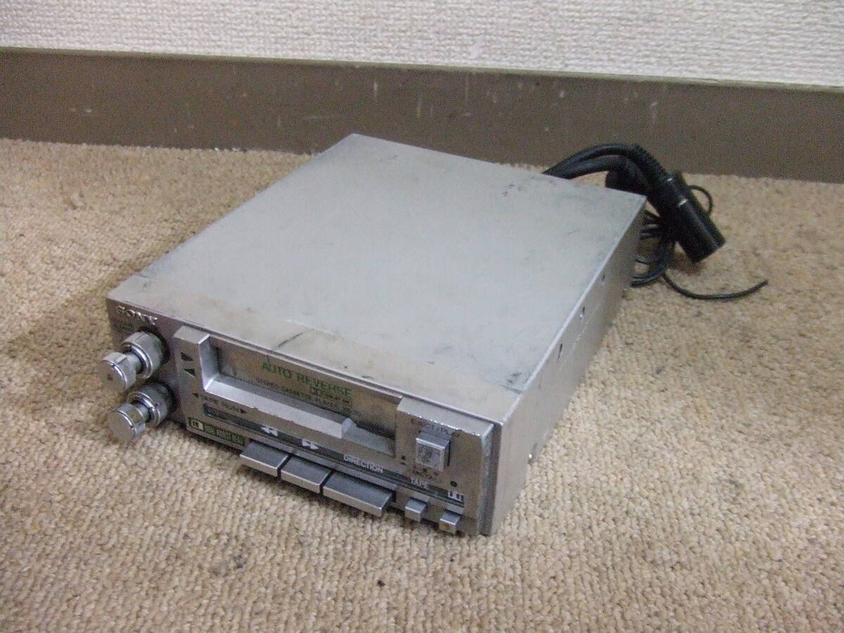 U669 ソニー SONY カセットデッキ XK-20　テープデッキ DOLBY NR　カーオーディオ 日本製 中古 本体　未確認　現状 ジャンク