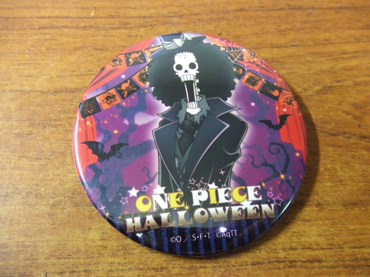 U674 東京ワンピースタワー　缶バッジコレクション ブルック　ハロウィン/ハロウィーン ワンピース　缶バッジ　中古