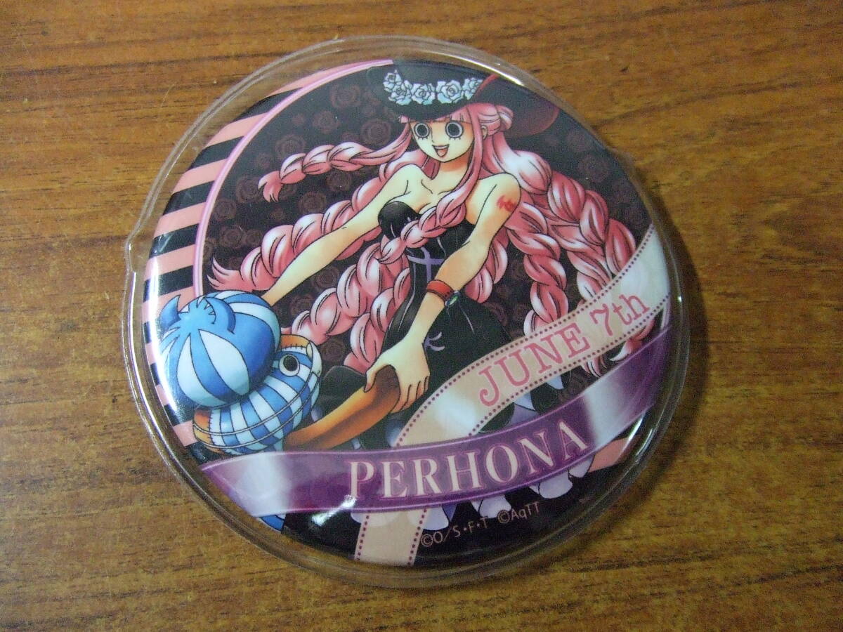 U681 東京ワンピースタワー　バースデー缶バッジ ペローナ JUNE 7th 2018 ワンピース　缶バッジ　中古