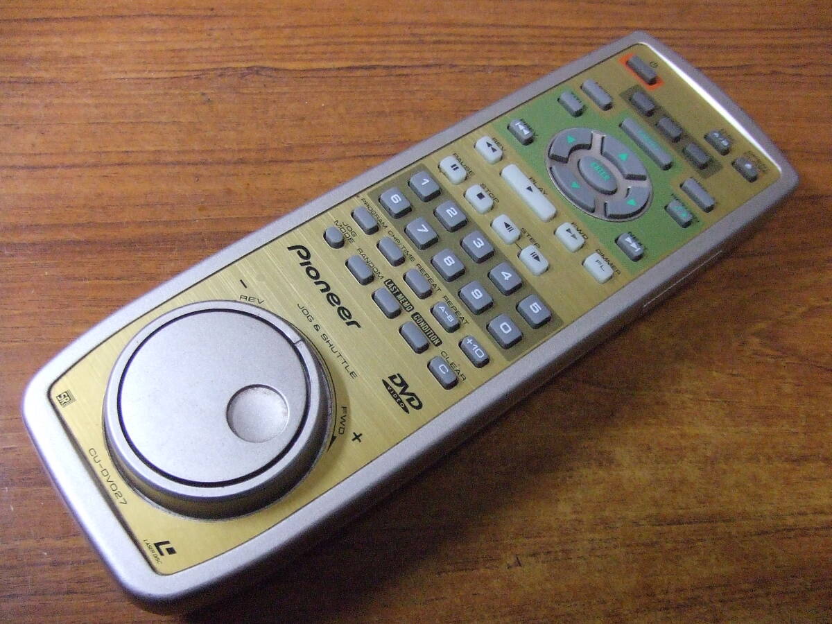 U755 パイオニア/Pioneer　DVD/LDプレーヤー　DVL-919用リモコン　CU-DV027 中古