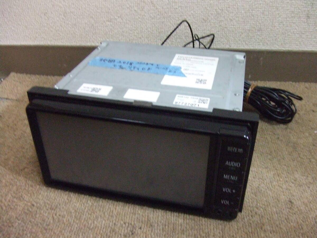 U882 トヨタ/TOYOTA 純正 メモリーナビ 08605-00A60 NSCD-W66 DENSO 中古　本体　未確認　現状　ジャンク