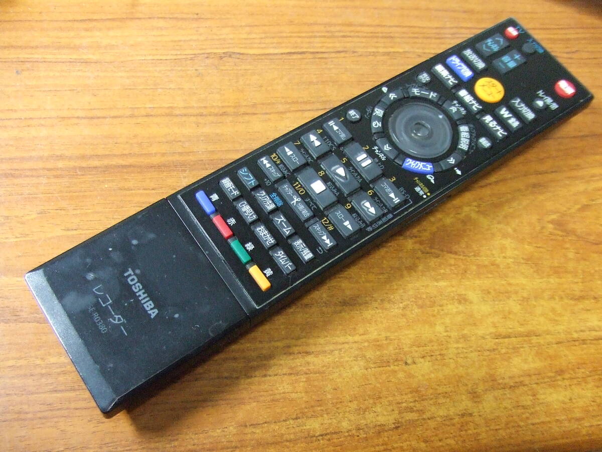 U924 東芝 SE-R0380 RD-BZ810/RD-BZ800/RD-BZ710/RD-BZ700用リモコン 中古