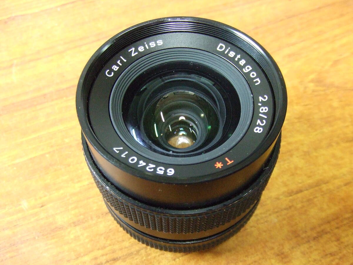 b44 CONTAX carl zeiss Distagon 28mm F2.8 ディスタゴン カメラレンズ 中古 未確認　現状品