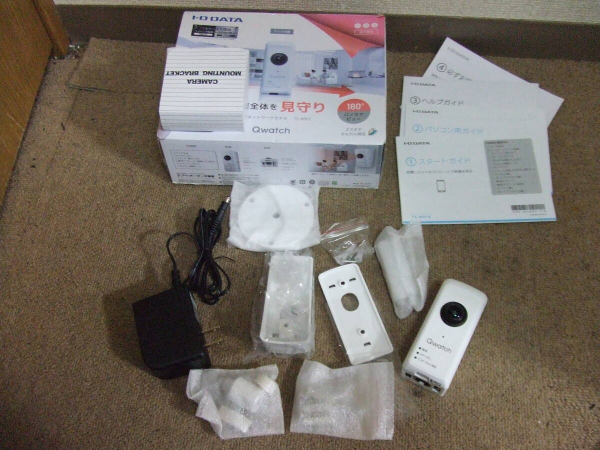 V8 アイオーデータ Qwatch TS-WRFE ネットワークカメラ 本体　中古　未確認　現状　ジャンク