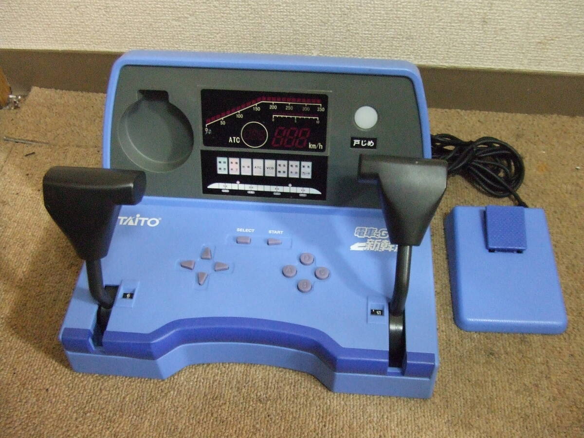 V12 PS2対応 電車でGO! 新幹線 専用コントローラ 警笛ペダル プレイステーション2/PS2対応 USB　中古　本体　未確認　現状　ジャンク