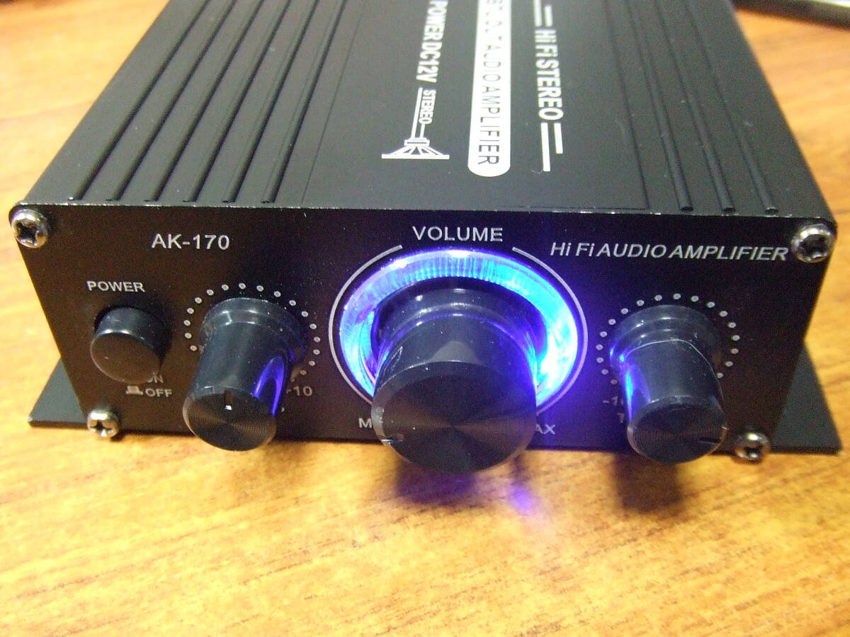 V28 BTL Hi Fi STEREO QUT AUDIO AMPLIFIER AK−170（DC12V パワ―アンプ） 中古 本体のみ 動作品