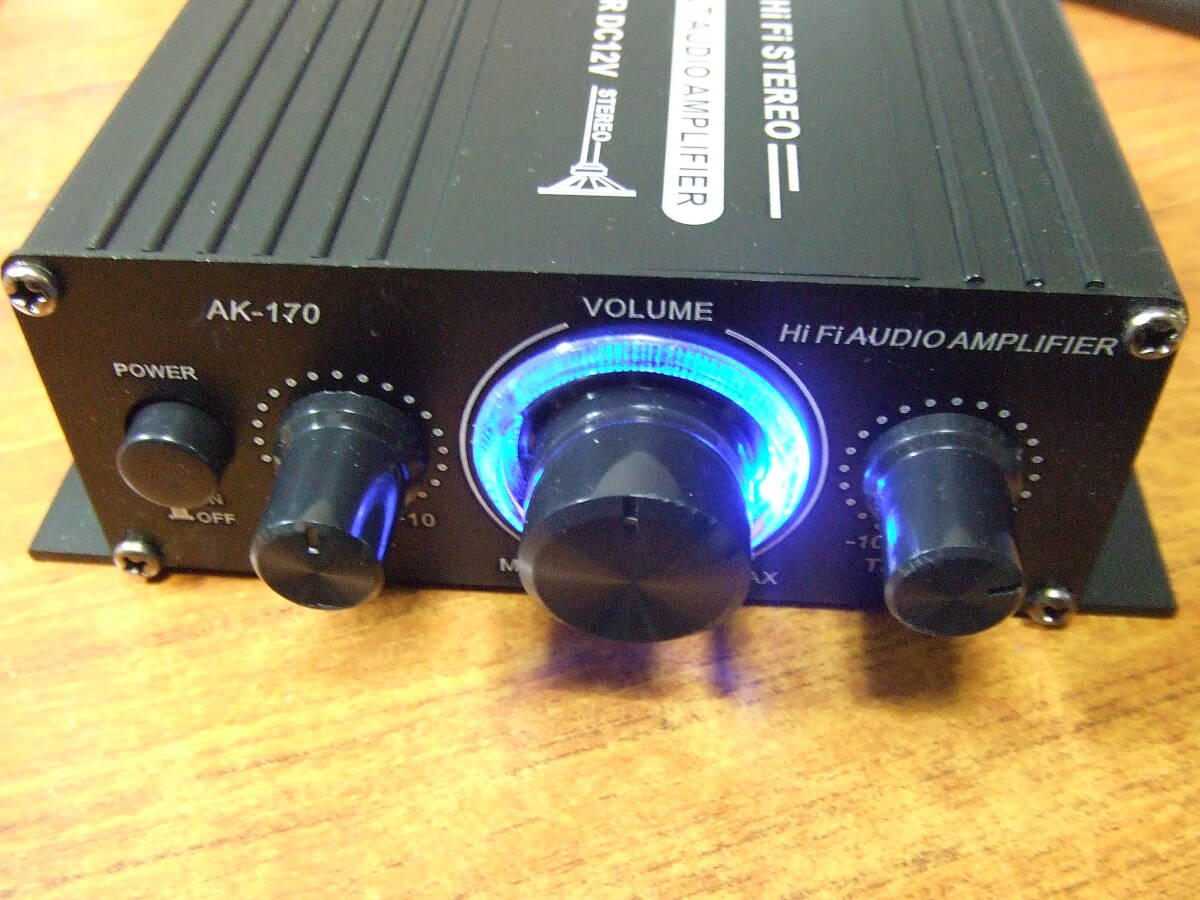 V29 BTL Hi Fi STEREO QUT AUDIO AMPLIFIER AK−170（DC12V パワ―アンプ） 中古 本体のみ 動作品