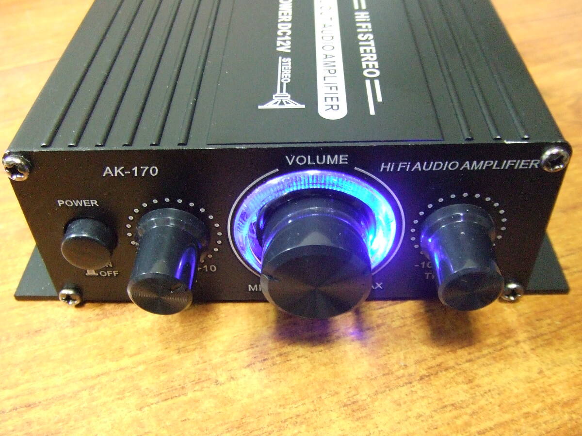V30 BTL Hi Fi STEREO QUT AUDIO AMPLIFIER AK−170（DC12V パワ―アンプ） 中古 本体のみ 動作品