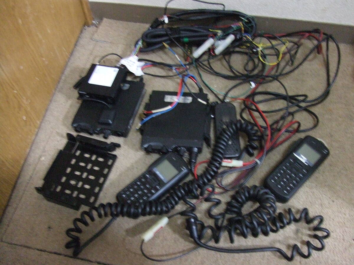 V44　IP無線機? 車載用? セット まとめ マイク付 SJLAA1 SJKAA1 TDⅡ-62 等まとめ　中古　未確認　現状　ジャンク