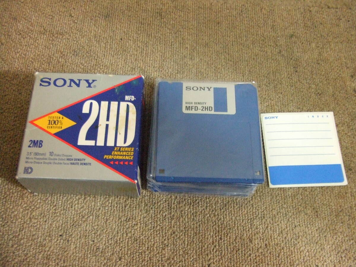 V95 10枚組 まとめ ソニー/SONY　フロッピーディスク　MFD-2HD 10MFD-2HD A　まとめて 現状　ジャンク