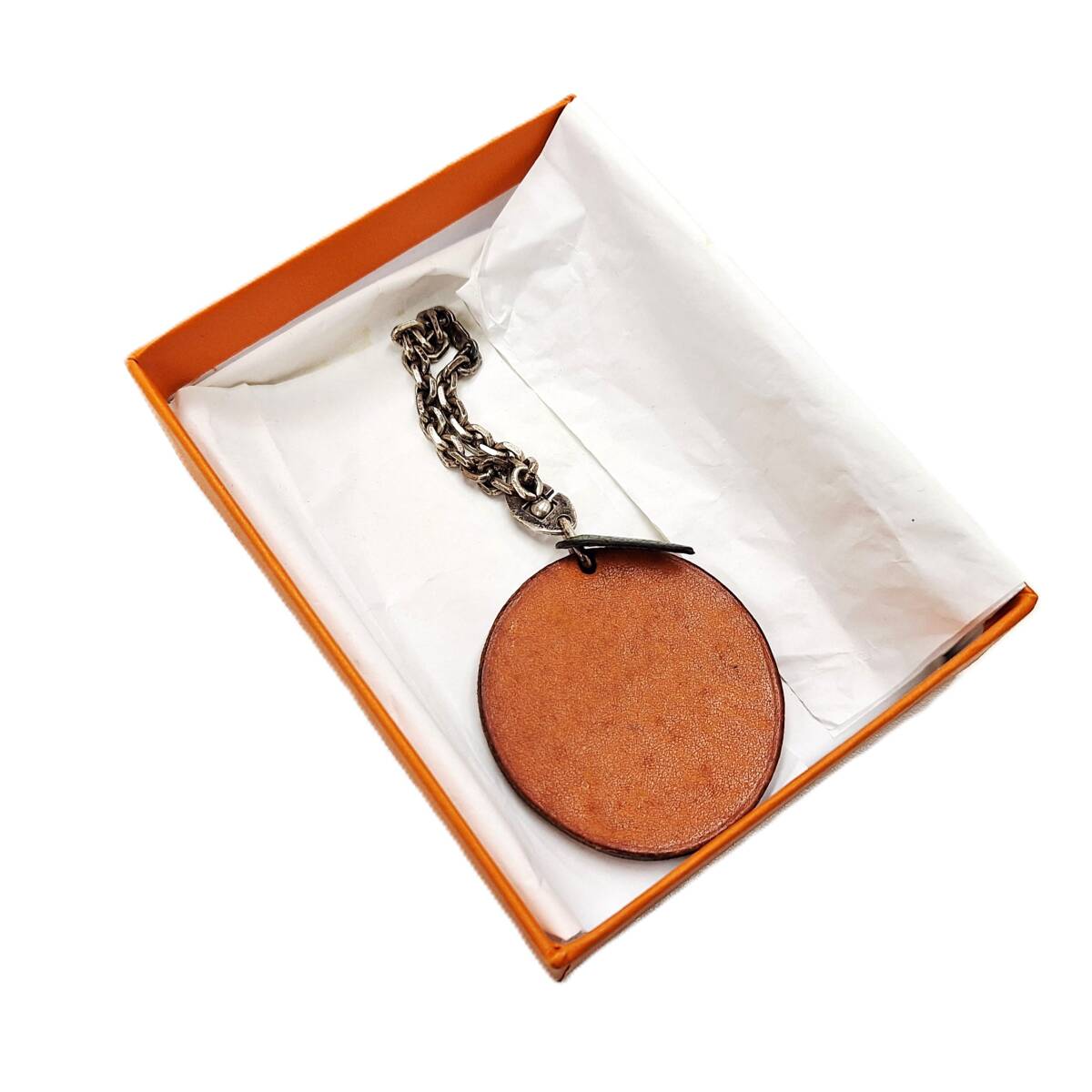 ◆　エルメス HERMES オレンジモチーフ チャーム キーホルダー　◆