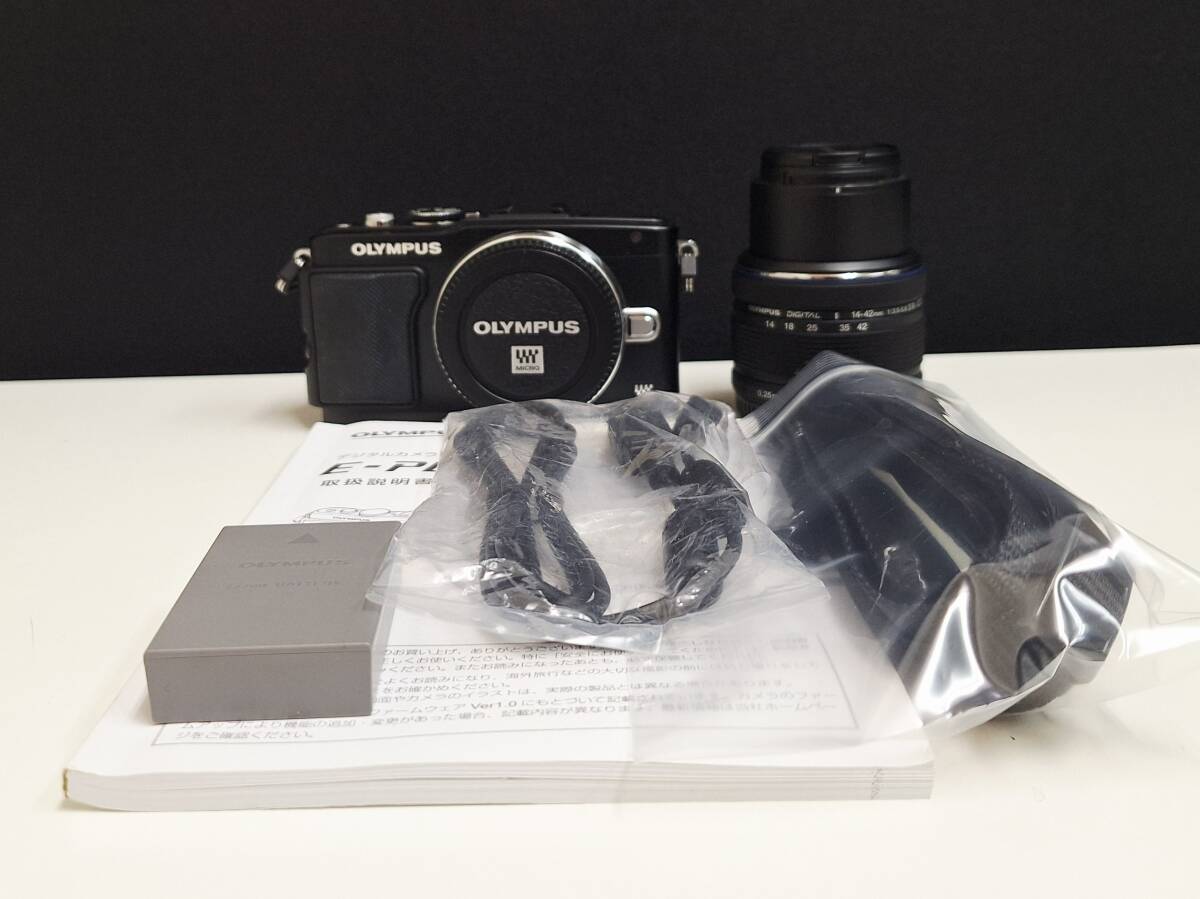 ◆（美品）オリンパス OLYMPUS PEN Lite E-PL5 ズームキッド　◆