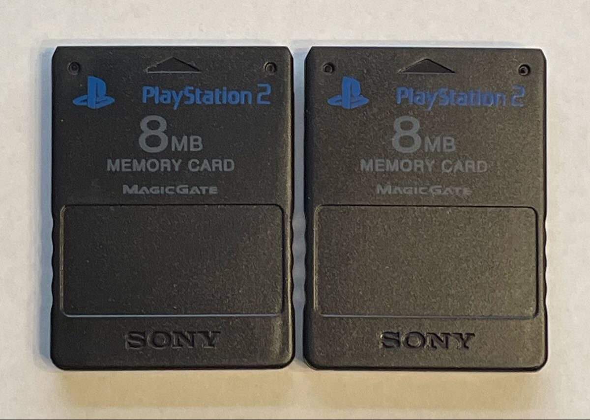 PS2 メモリーカード 2枚 プレイステーション2 PlayStation2