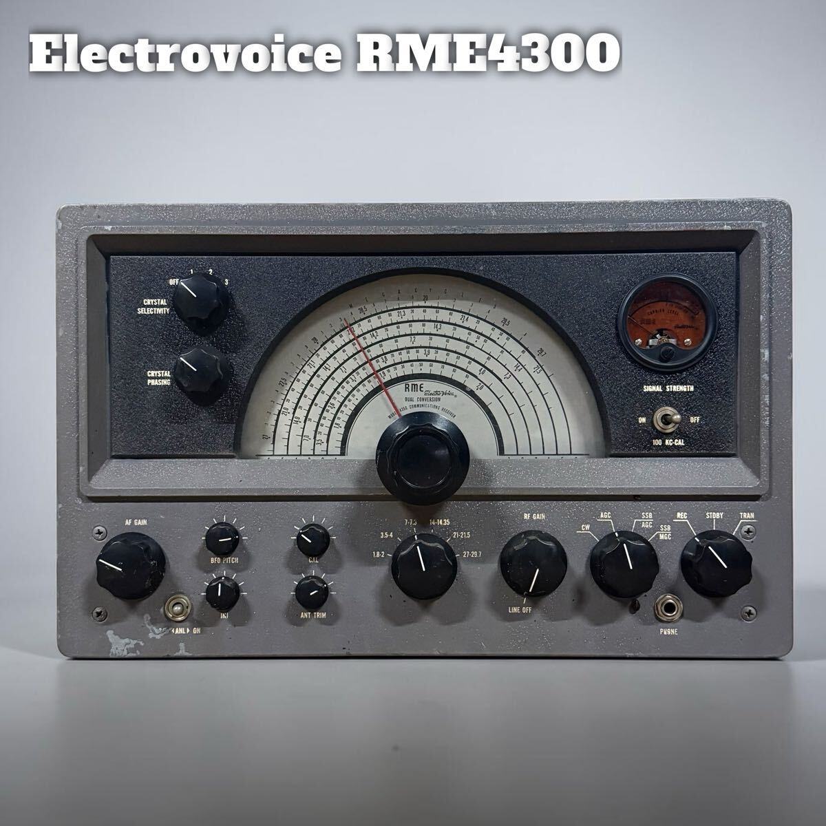 SNT1915 超希少 Electrovoice社 RME4300 シングルスーパー受信機 動作未確認 アマチュア無線 
