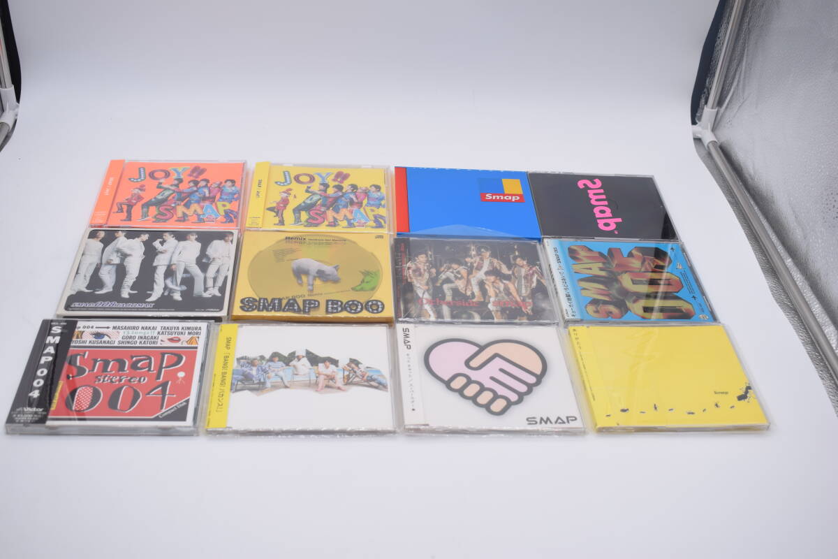 【美品】SMAP/スマップ JOY!/SMAP008TACOMAX/SMAP BOO/SMAP004/そっと きゅっと/ありがとう 他 CD シングル アルバム　12枚セット