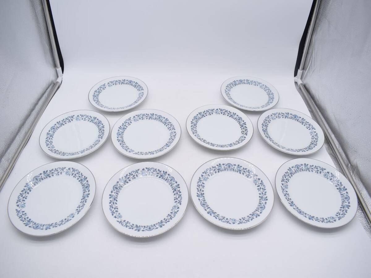 Noritake/ノリタケ Royal Blue/ロイヤルブルー プレート 10点セット 食器 