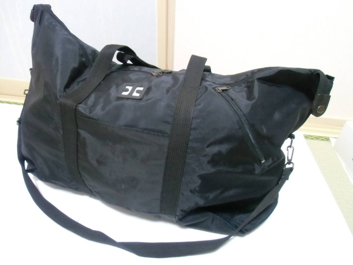 □ボストンバック ブラック ショルダー付き 旅行バック