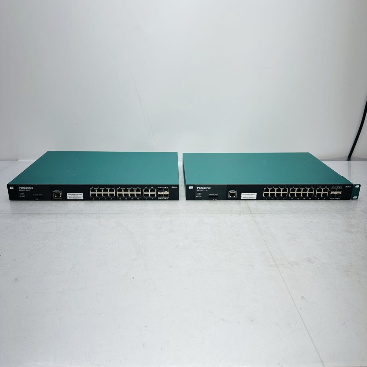 Panasonic インテリジェントスイッチ ZEQUO2210 パナソニック レイヤ2スイッチングハブ