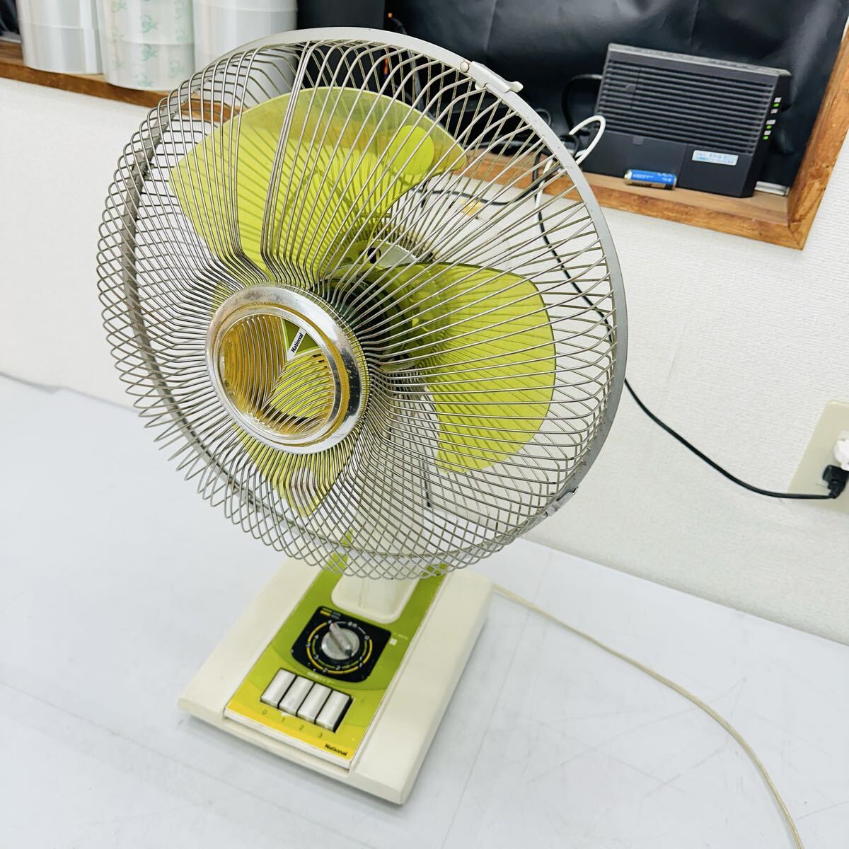 National 扇風機 F-30E1Q 昭和レトロ アンティーク 当時物 レトロ扇風機 レトロ