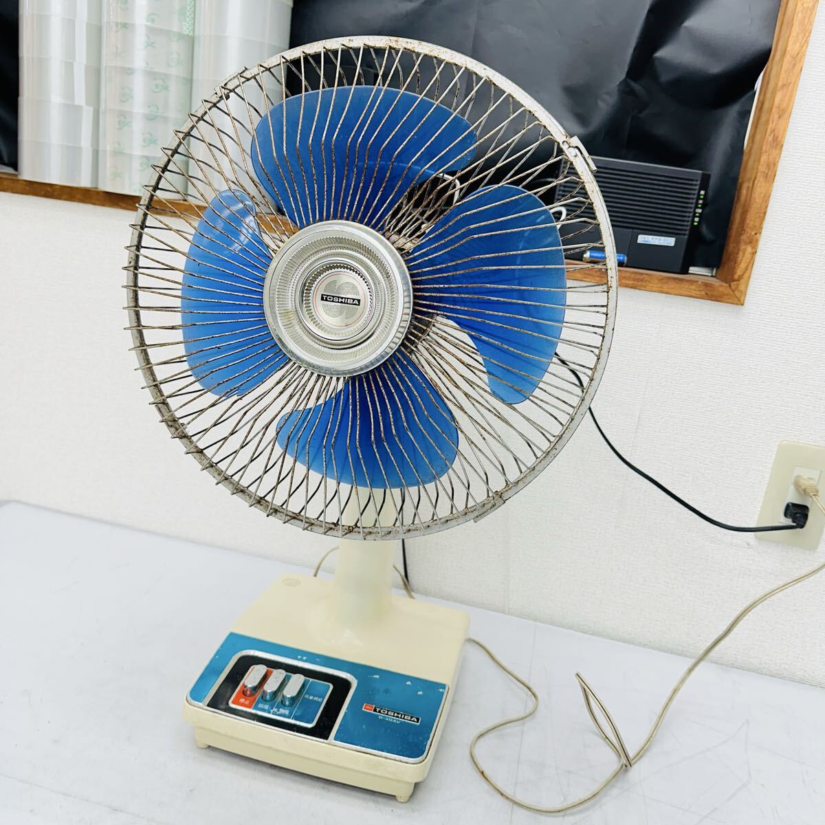TOSHIBA 扇風機 D-30AV 東芝 当時物 アンティーク 昭和レトロ レトロ扇風機 レトロ