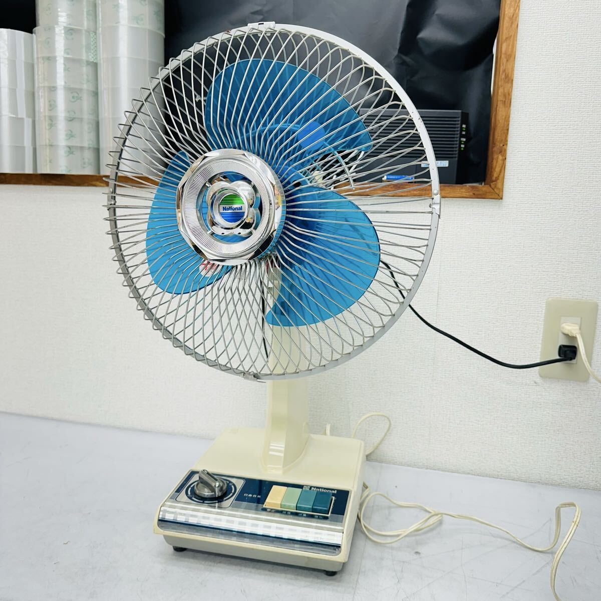 National 扇風機 F-30E1K レトロ扇風機 昭和レトロ ナショナル アンティーク 当時物