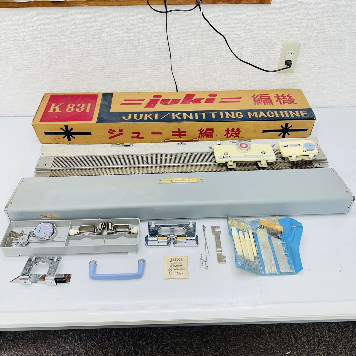 JUKI 編み機 K831 ジューキ 編機 手芸 ハンドクラフト 手工芸 昭和レトロ