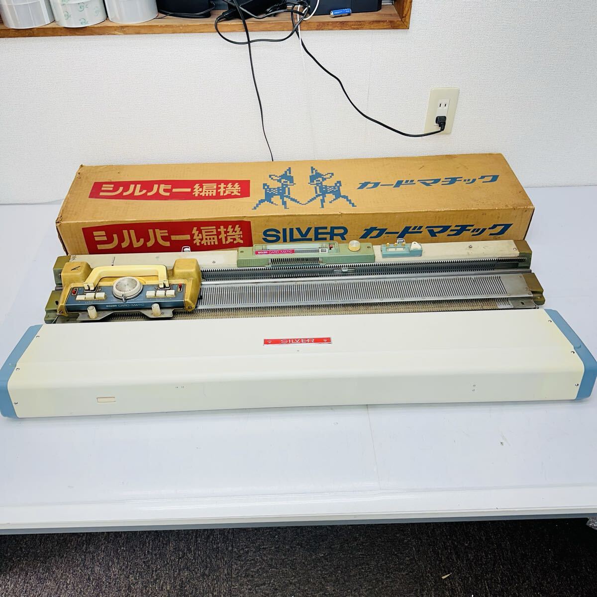 SILVER 編み機 SK-311 シルバー 編機 ハンドクラフト 手芸 手工芸 編み物 昭和レトロ