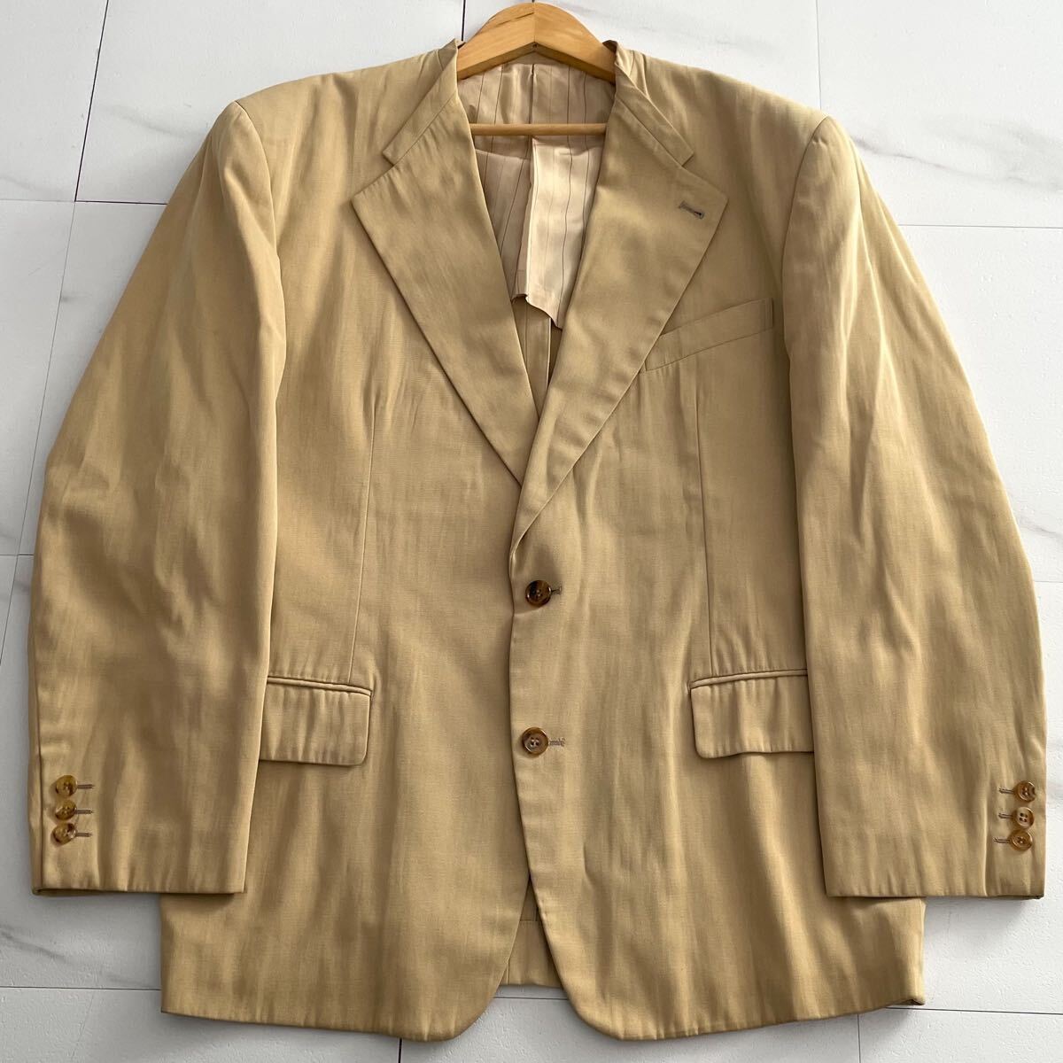 89AW◆COMME des GARCONS HOMME PLUS テーラードジャケット スタンドカラー 2way ベージュ L相当 コムデギャルソンオムプリュス archive