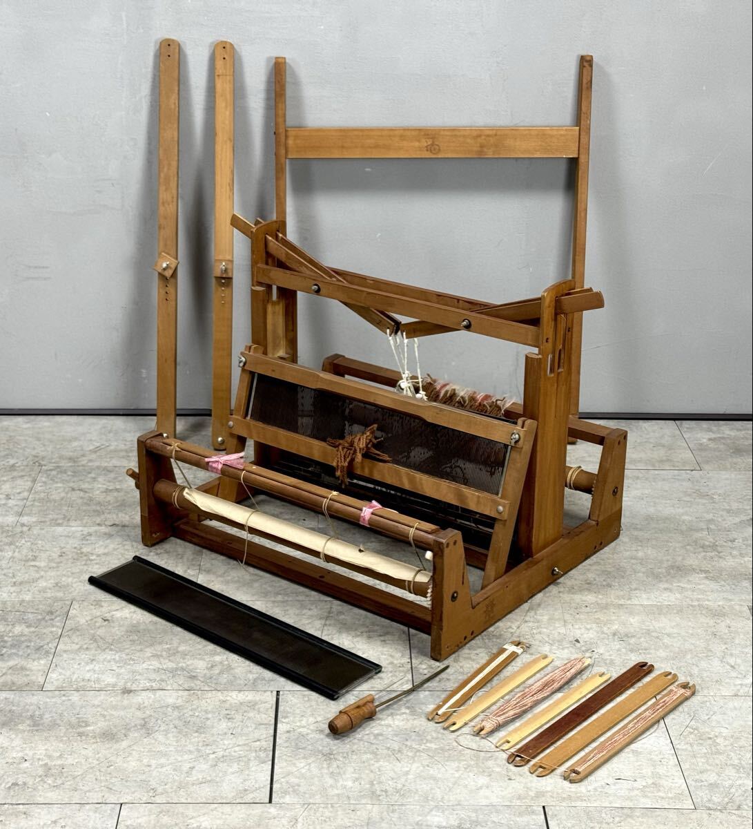 ashford アシュフォード 機織り機 手織り機 手工芸 織機 付属品あり レトロ■兵庫県姫路市から A26-099