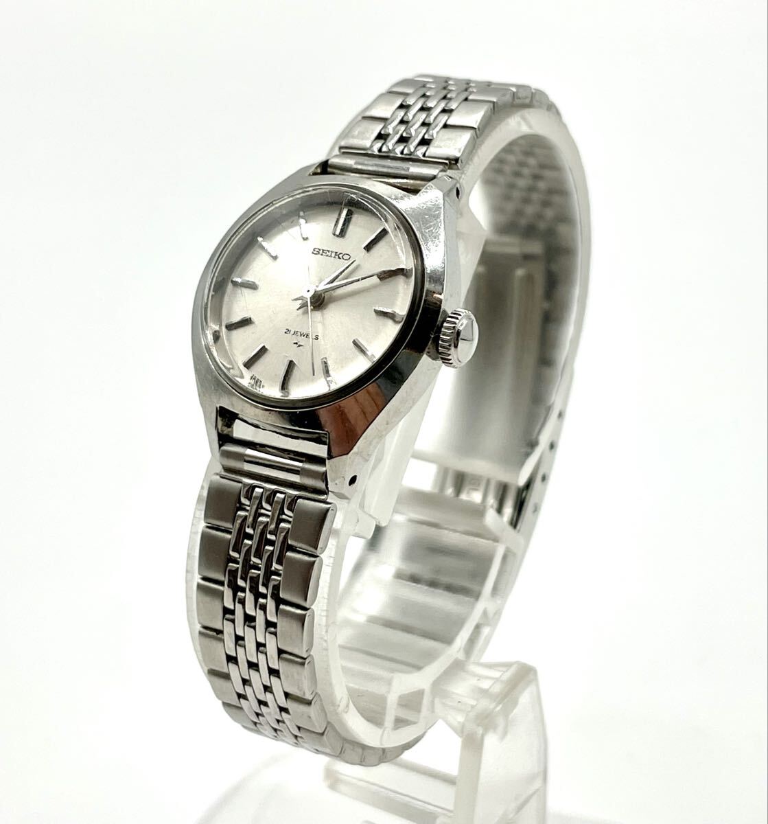 動作品■SEIKO セイコー 1140-0090 手巻き 21石 3針 ラウンド レディース 時計 腕時計■兵庫県姫路市から 26-753