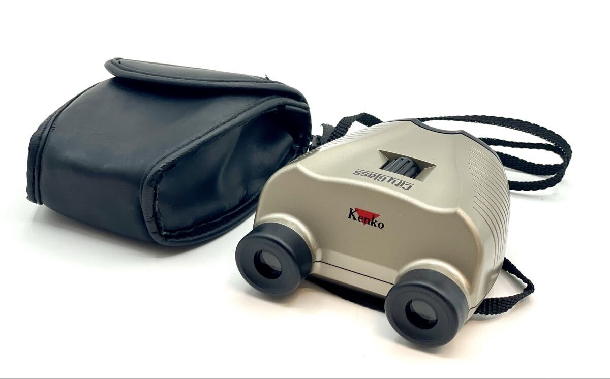 Kenko ケンコー City Glass シティグラス 双眼鏡 オペラグラス スコープ 軽量 コンパクト ゴールド■兵庫県姫路市から a2 26-752