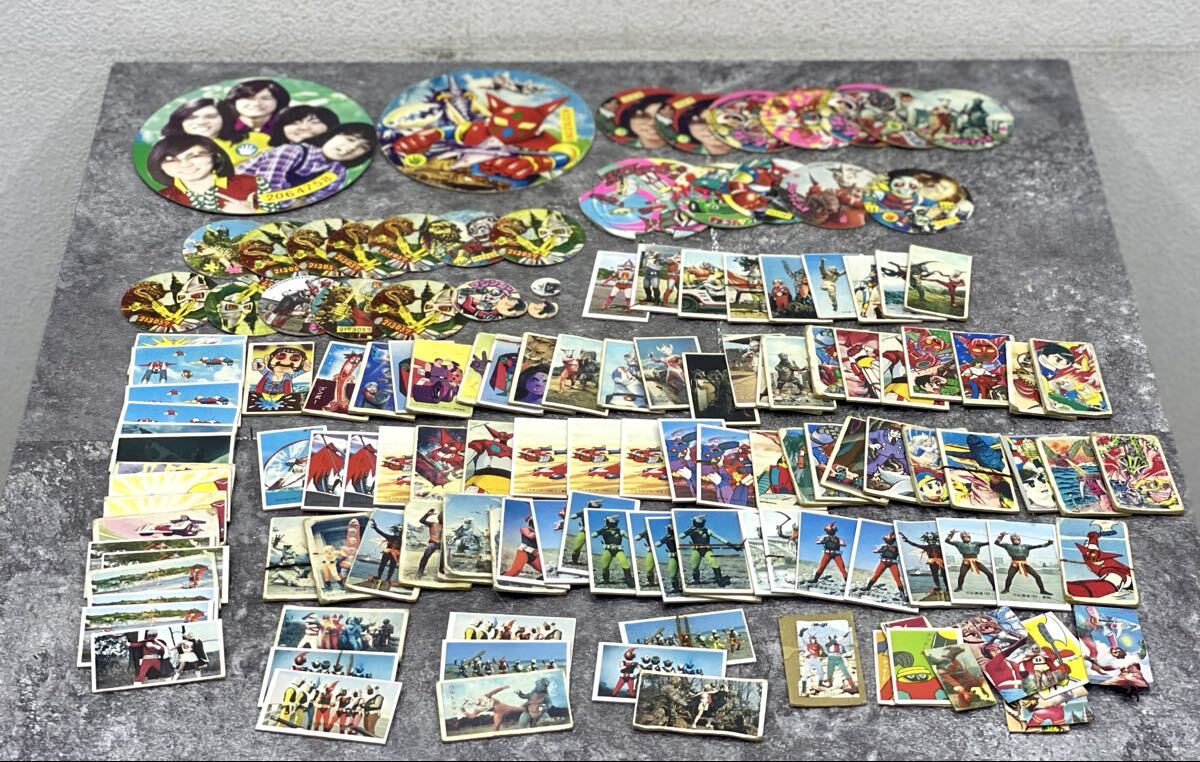めんこ メンコ まとめ 大量 ウルトラマン 仮面ライダー マジンガーZ 円谷プロ 面子 当時物 昭和レトロ■兵庫県姫路市から L3 26-921