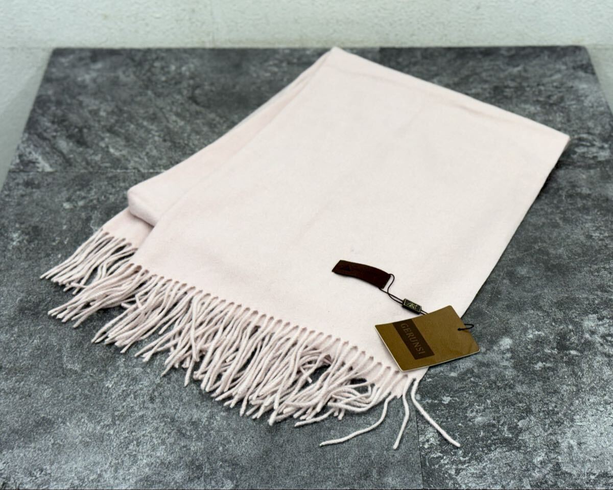 未使用/保管品■GERUNSI 歌潤思 スカーフ L03 囲巾 カシミヤ カシミア マフラー ストール 中国 ピンク■兵庫県姫路市から f1 26-803