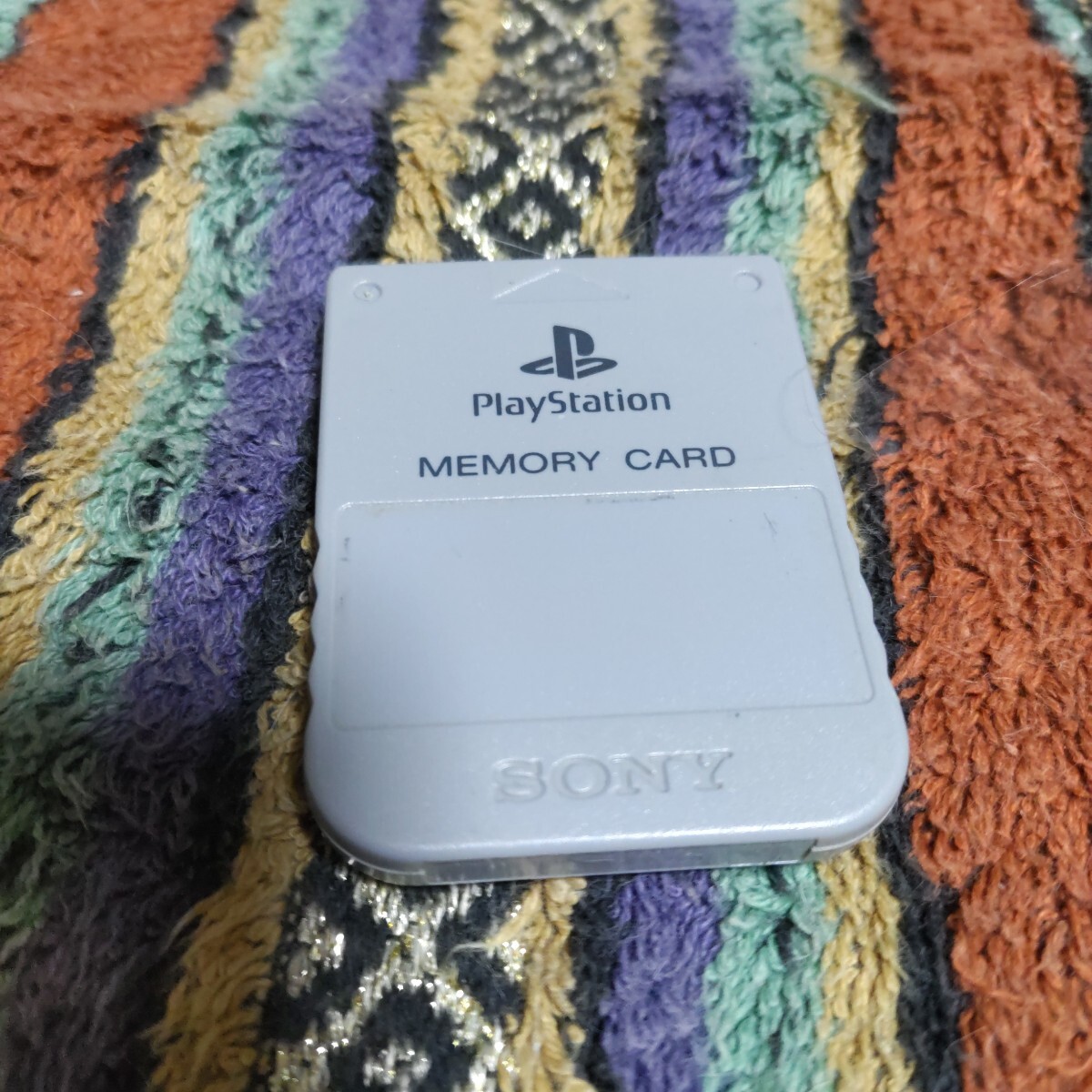 SONY 純正 PlayStation メモリーカード グレー PS1 プレステ