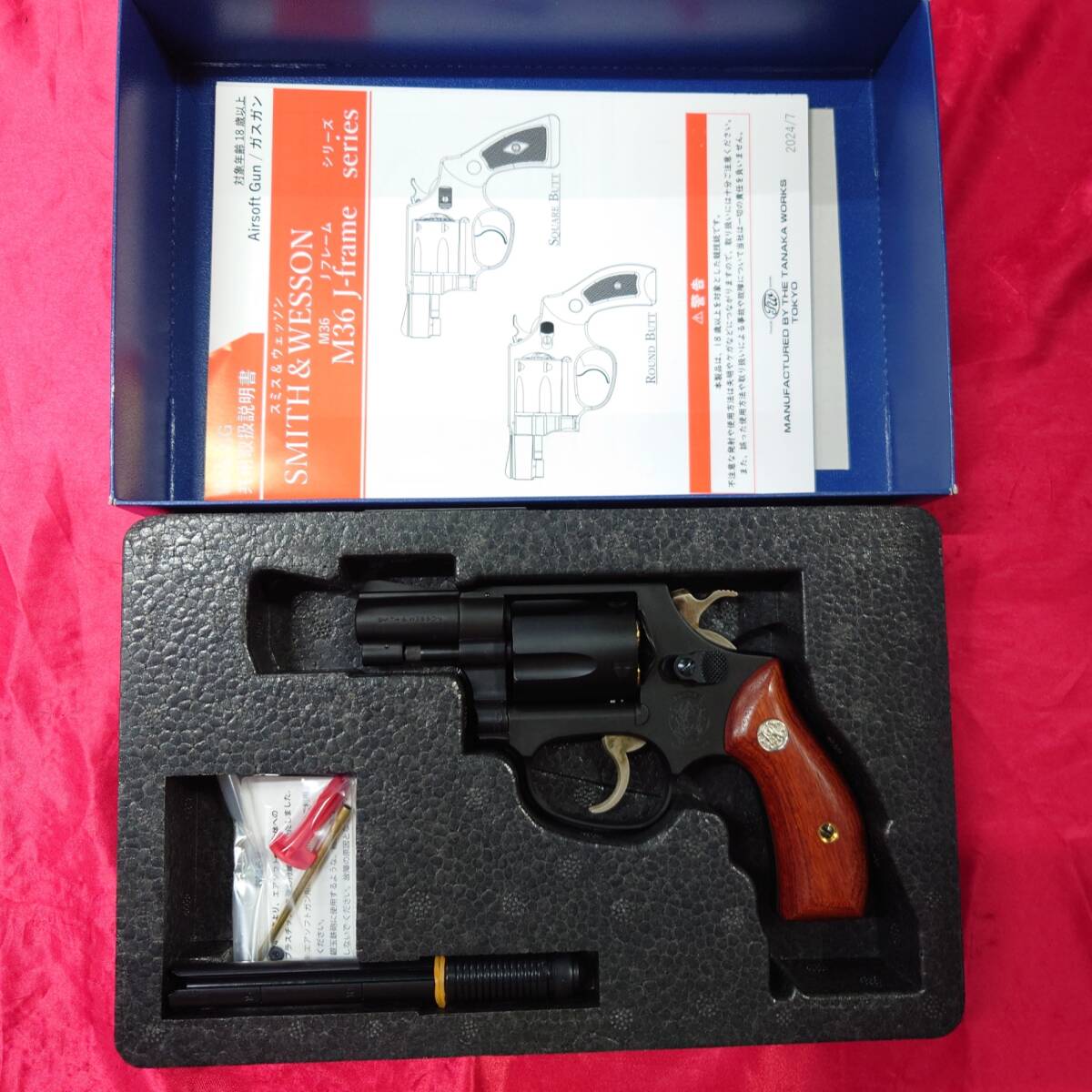 【未使用品】タナカワークス S&W M36 Lady Smith 2インチ HW ガスリボルバー