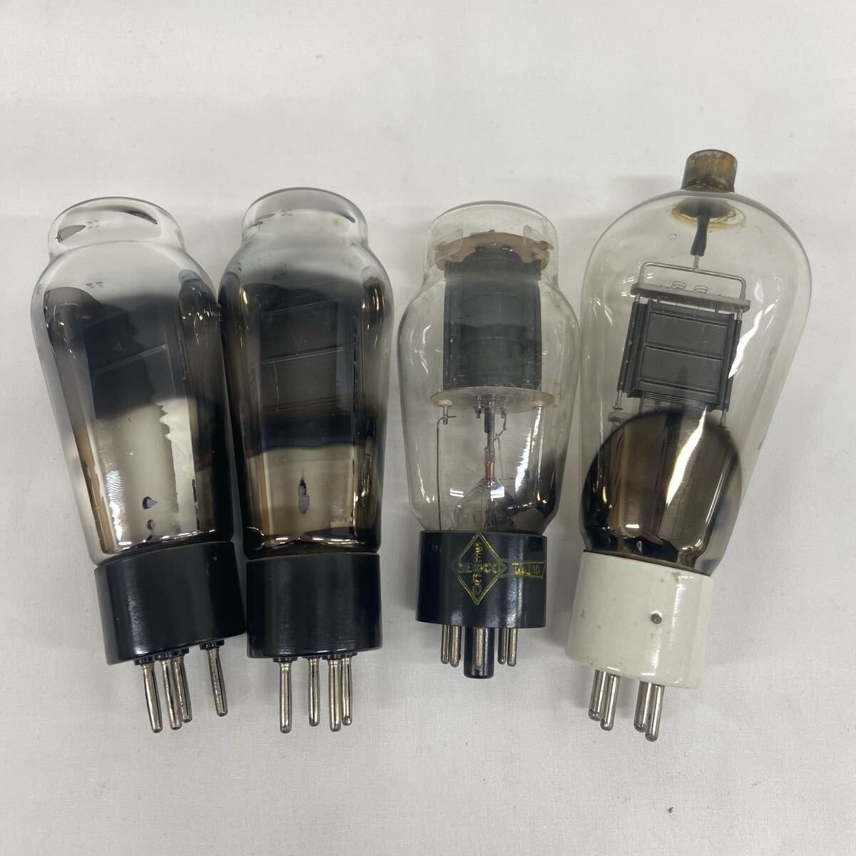 真空管 まとめ4本 SENCO RADIO 350B / 他3本品番不明 /現状品