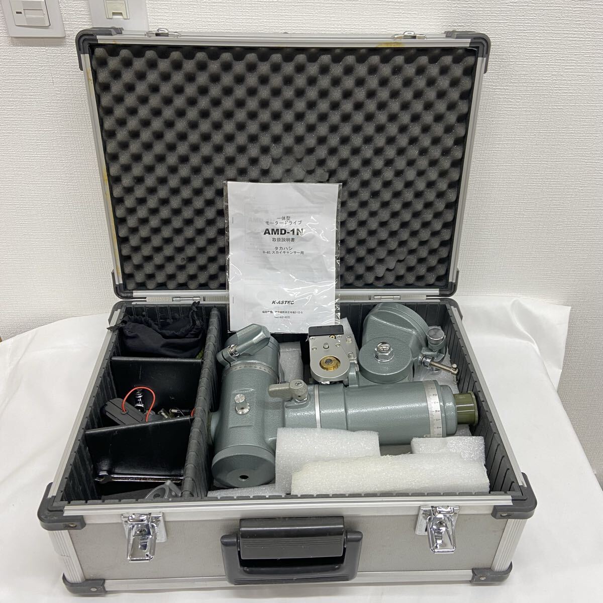 タカハシ Takahashi TS式 システム90mm赤道儀 + K-ASTEC AMD-1N モータードライブ セット H-40/スカイキャンサー対応 高橋製作所 ケース付