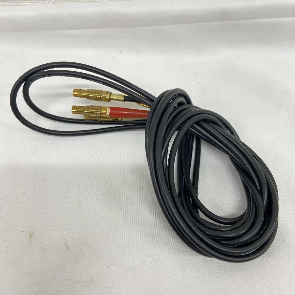 Mark Levinson SUHNER G 02232 d LEMO コネクタ ケーブル 1.5m ペア / マークレビンソン 現状品 音響用ケーブル