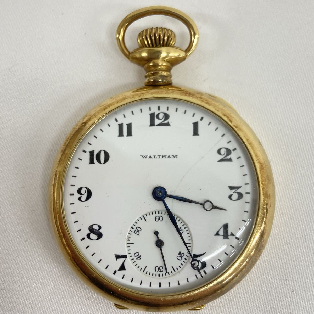 ウォルサム WALTHAM 懐中時計 18K 18金 シリアルNo.21125214 A.W.W.Co 17石 重量65g ヴィンテージ 現状品