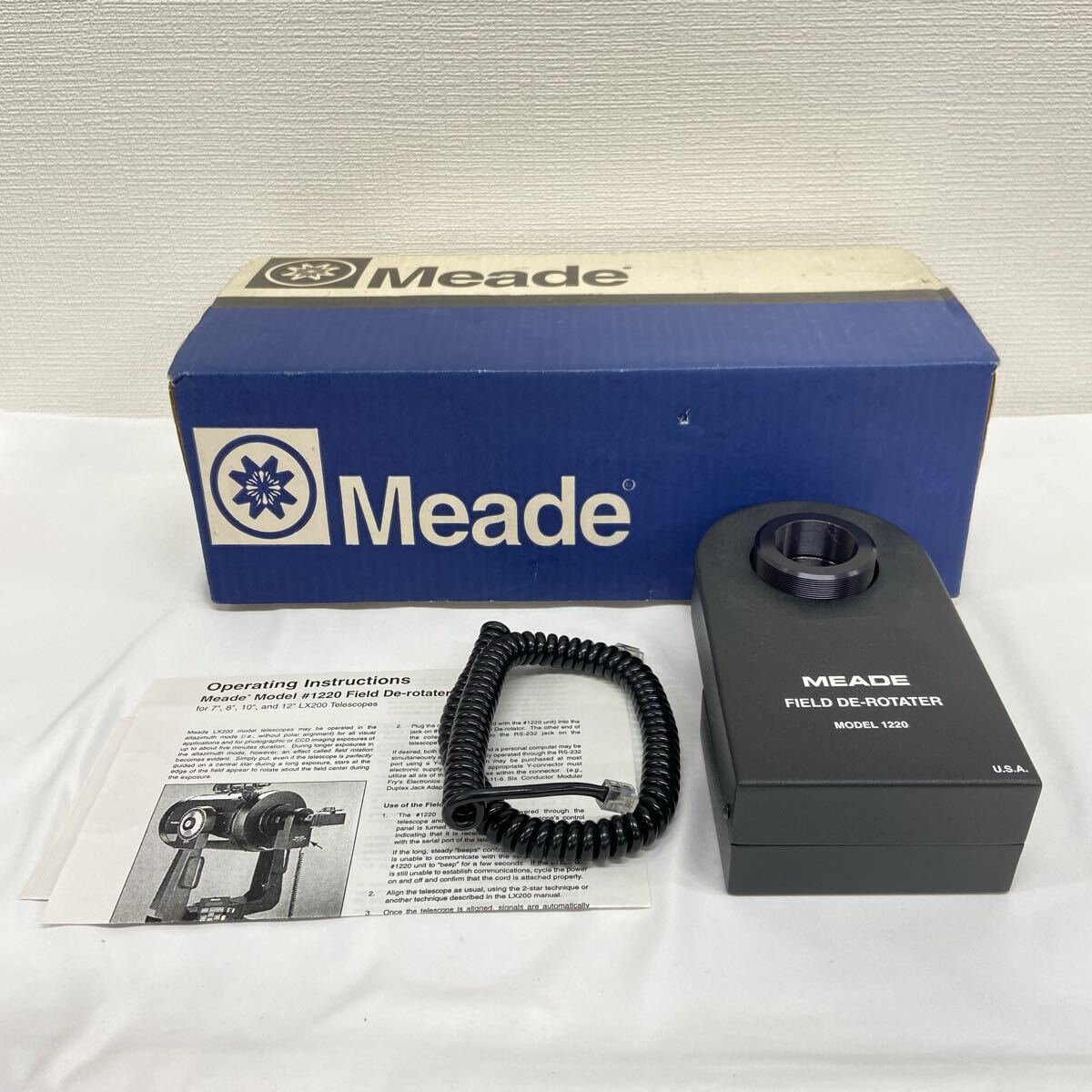 ミード Meade 1220 FIELD DE-ROTATER フィールドデロデーター　天体撮影用 天体望遠鏡 現状品 箱あり