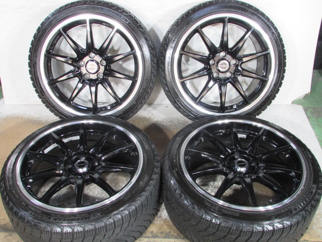 ☆Lehrmeister■LM-SPORT■レアマイスター■LMスポーツ■225/40R18■114.3-5H/18-8.5J/+45■MICHELIN■X-ICE SNOW■GRヤリス.シビック.WRX
